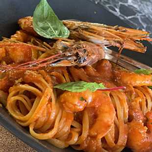 Shrimp pasta